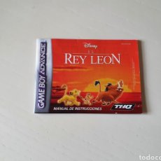 Videojuegos y Consolas: REY LEON Y PRINCESAS DISNEY NINTENDO DS MANUAL ORIGINAL INSTRUCCIONES. Lote 290743538