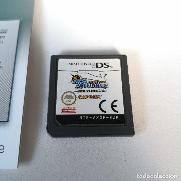 Videojuegos y consolas: Phoenix Wright Justice for All completo cajaNintendo DS 3DS 2DS - Foto 4