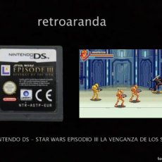 Videojuegos y Consolas: NINTENDO DS - STAR WARS EPISODIO III: LA VENGANZA DE LOS SITH.. Lote 364734901