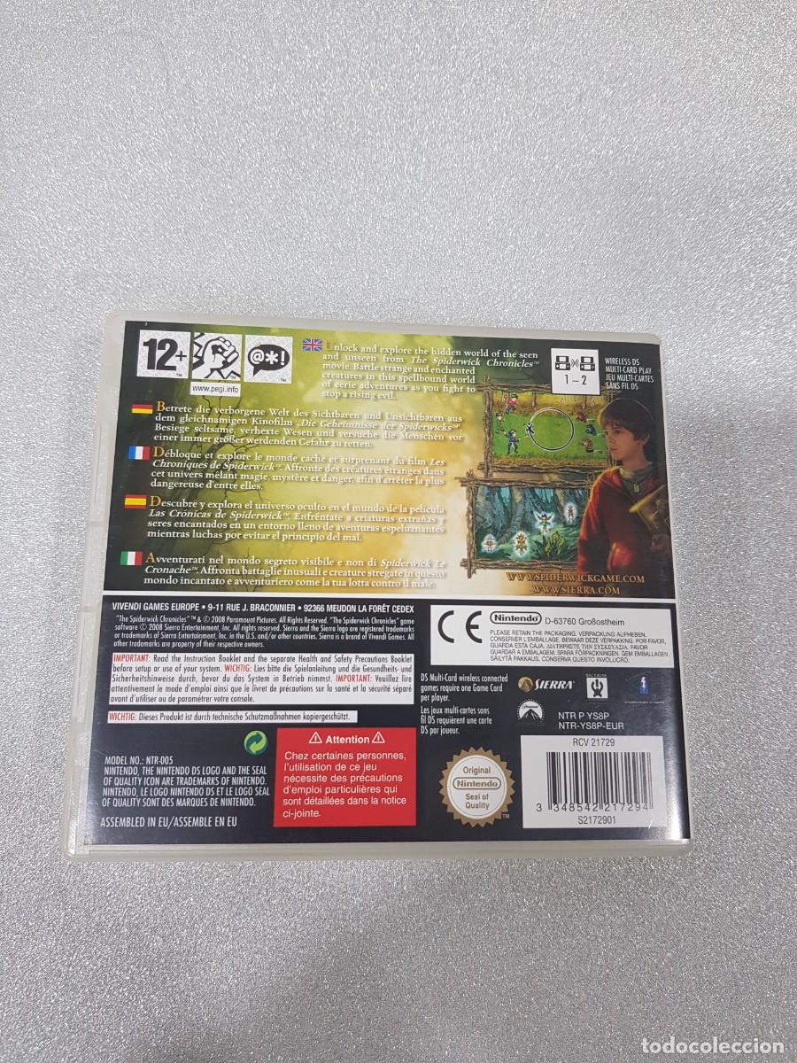 Videojuegos y consolas: SPIDERWICK CHRONICLES PARA NINTENDO DS - Foto 3