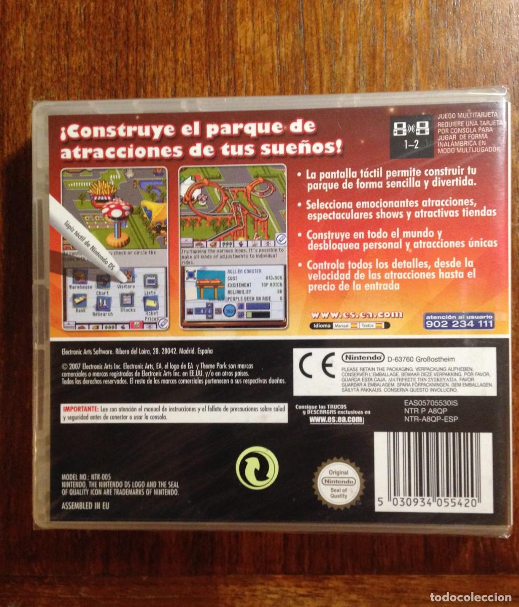 Videojuegos y consolas: THEME PARK Precintado Nintendo DS - Foto 2