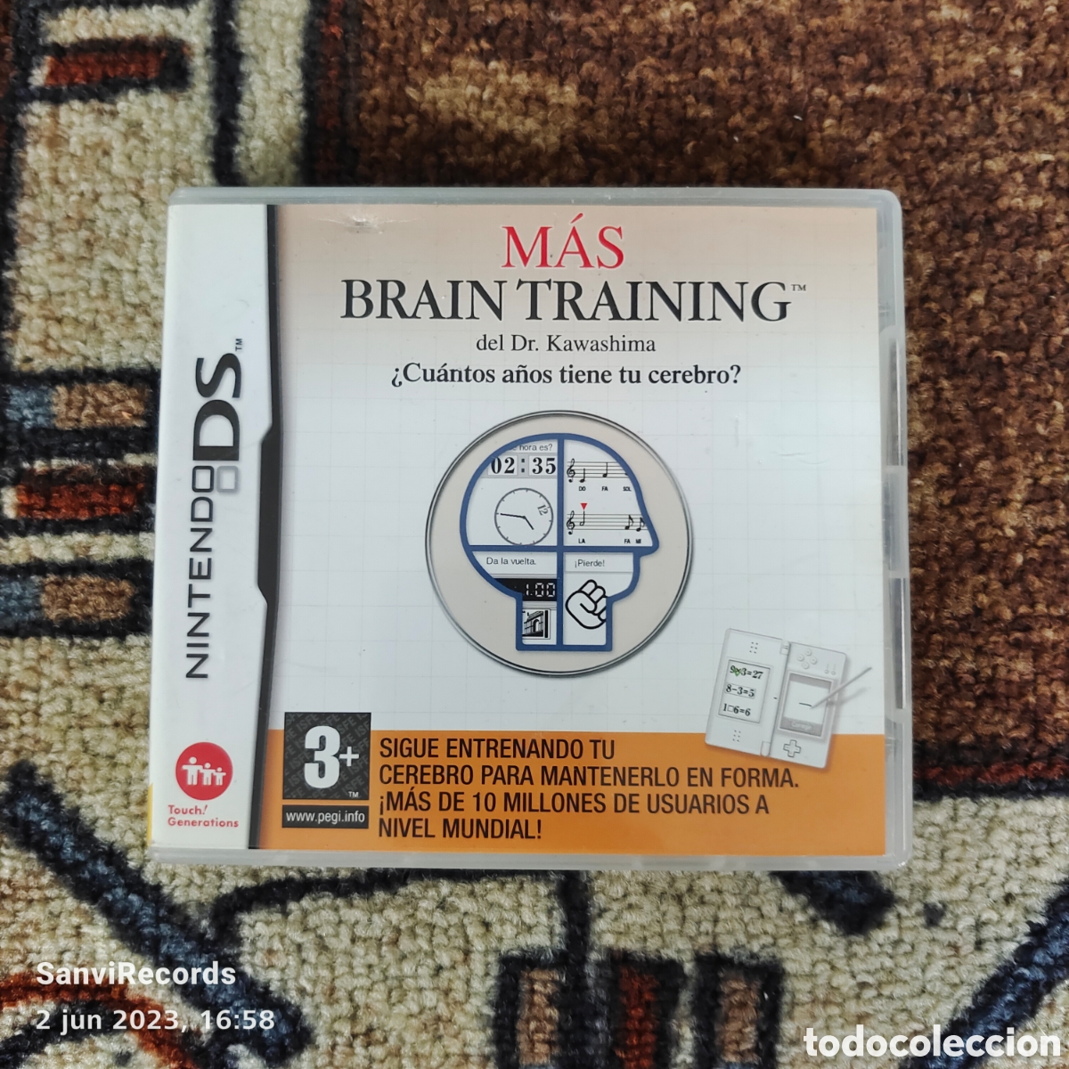 Videojuegos y consolas: NINTENDO DS: MAS BRAIN TRAINING - Foto 1