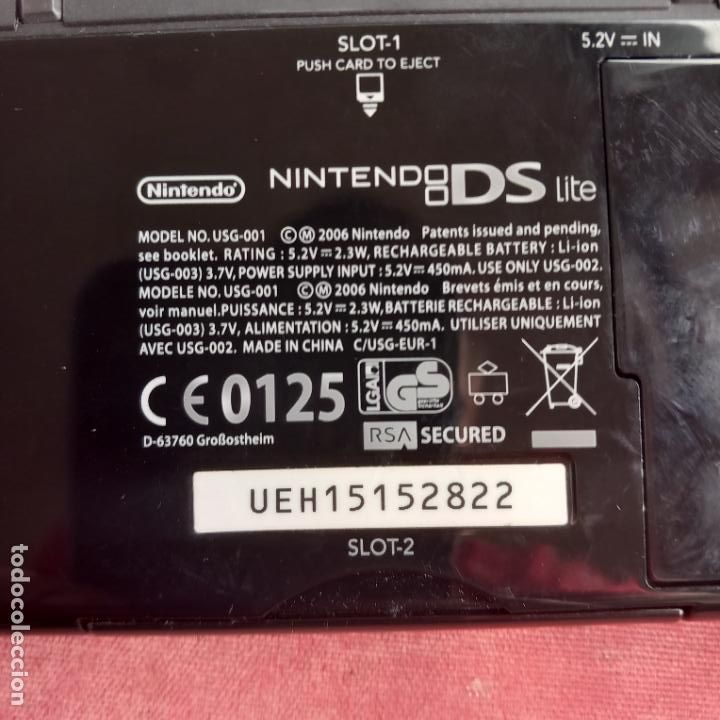 Videojuegos y consolas: Nintendo ds lite negra funcionando - Foto 4