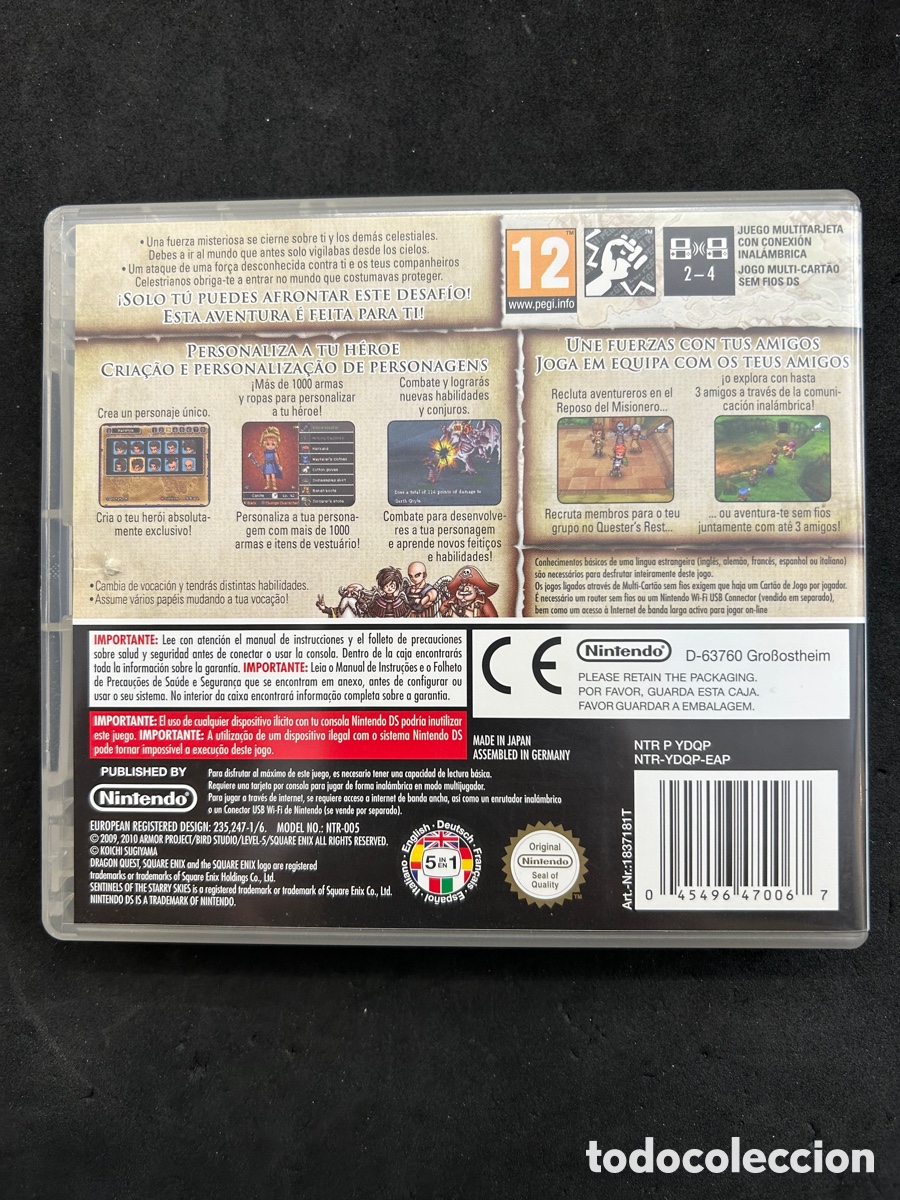 Videojuegos y consolas: Nintendo DS Drag&oacute;n quest IX - Foto 2