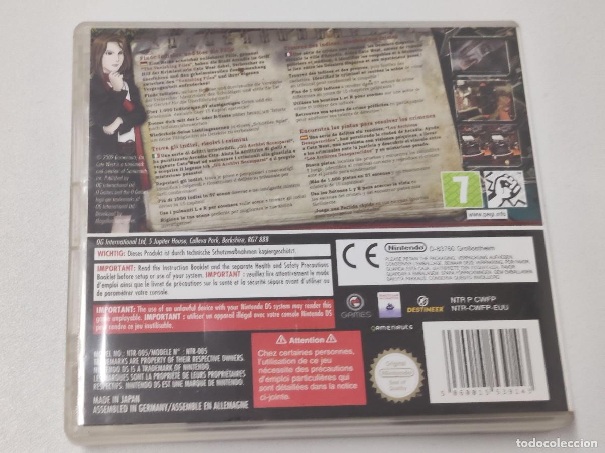 Videojuegos y consolas: CATE WEST THE VANISHING FILES - Foto 2
