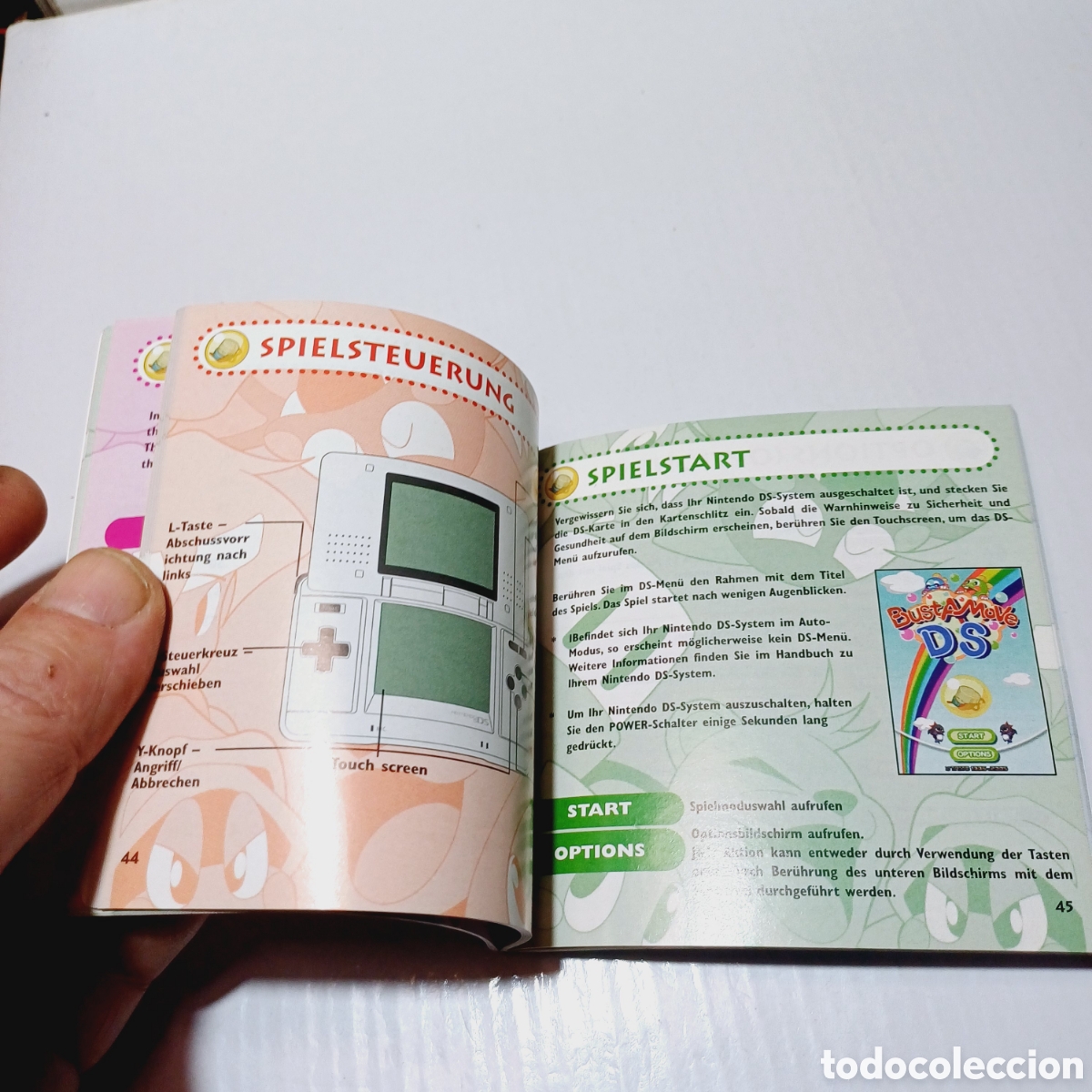 Videojuegos y consolas: Manual de instrucciones multiling&uuml;e Nintendo DS Bust a Move - Foto 4
