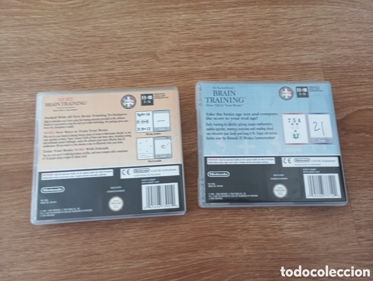 Videojuegos y consolas: 2 JUEGOS BRAIN TRAINING NINTENDO - Foto 2