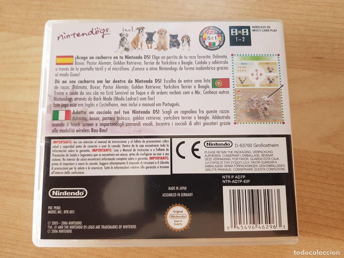 Videojuegos y consolas: NINTENDOGS DALMATA & FRIENDS. NINTENDO DS. VERSION ESPA&Ntilde;A - Foto 2