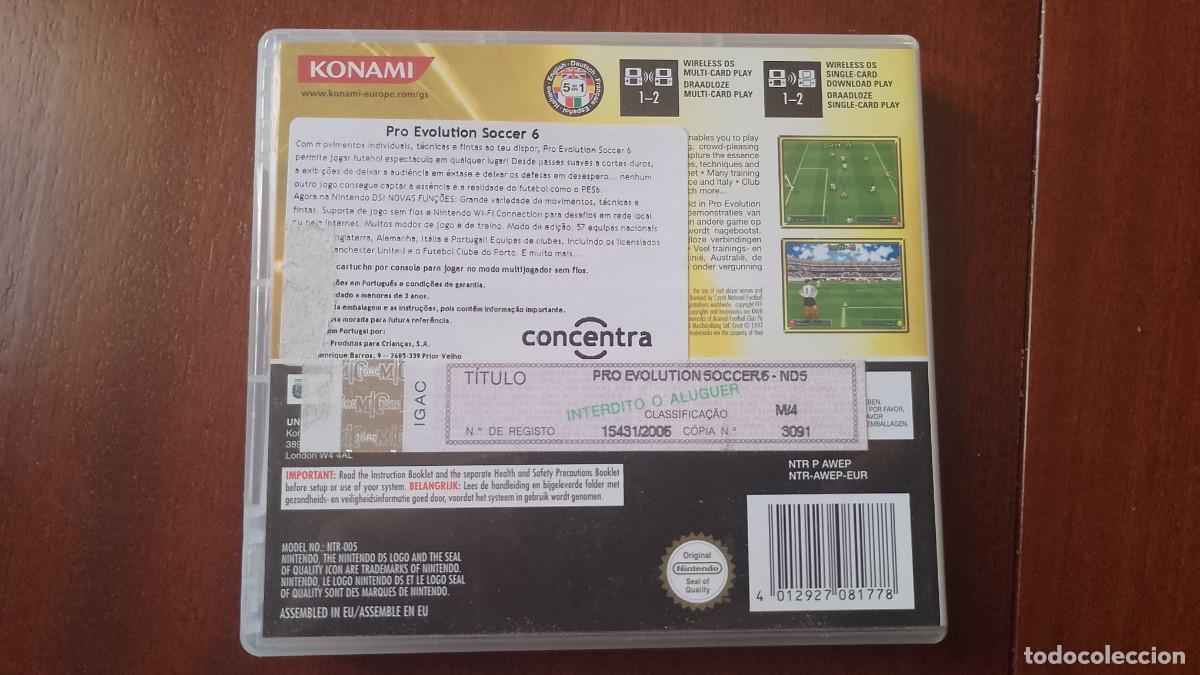 Videojuegos y consolas: Jogo Nintendo DS Pes 6 - Foto 2