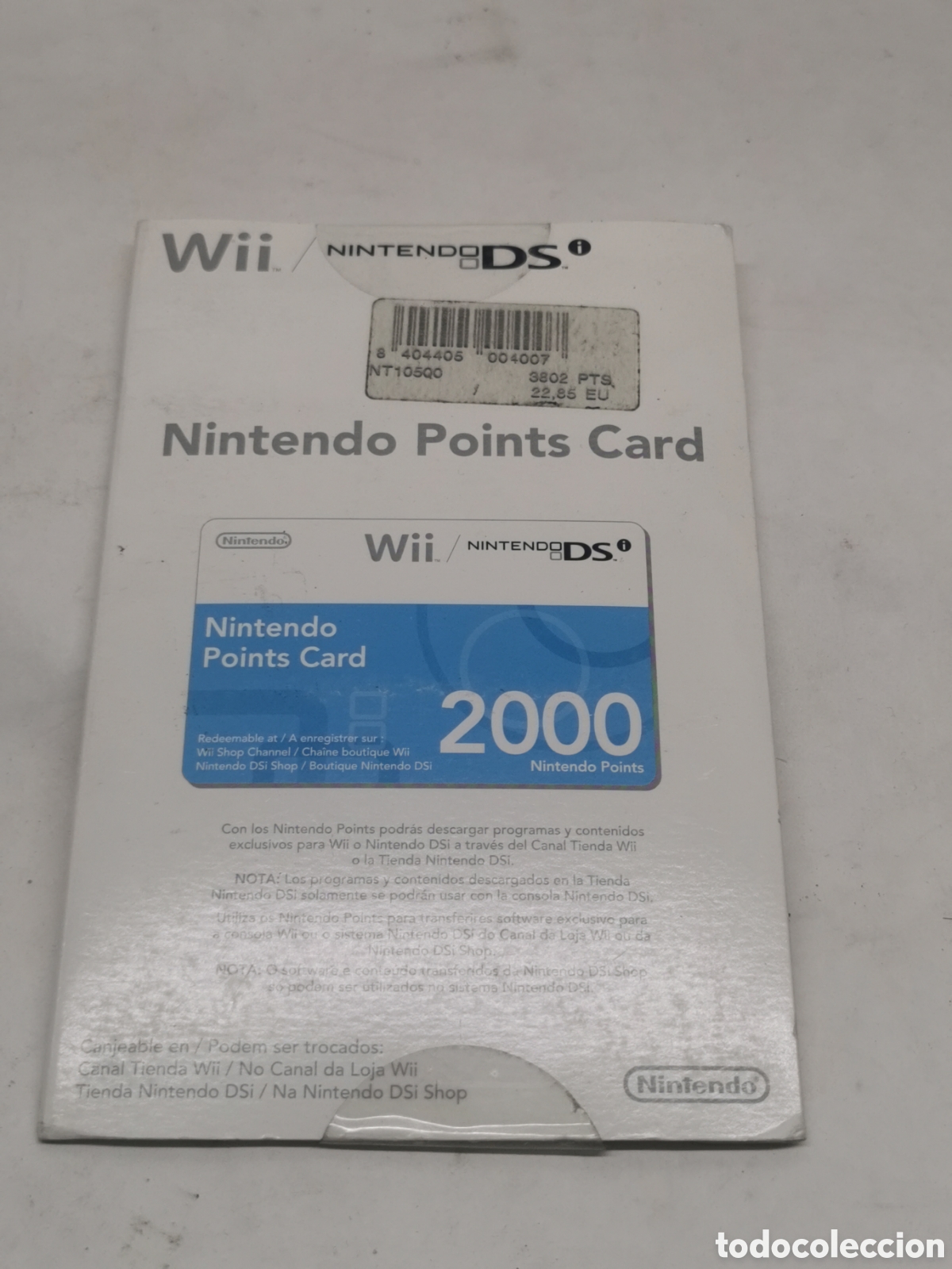 Videojuegos y consolas: Tarjeta de puntos Nintendo - Foto 1