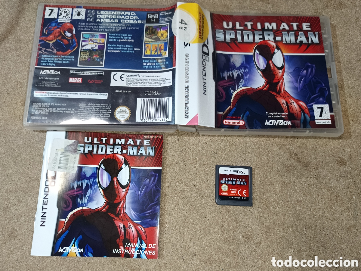 Videojuegos y consolas: NINTENDO DS ULTIMATE SPIDERMAN PAL ESP COMPLETO - Foto 1