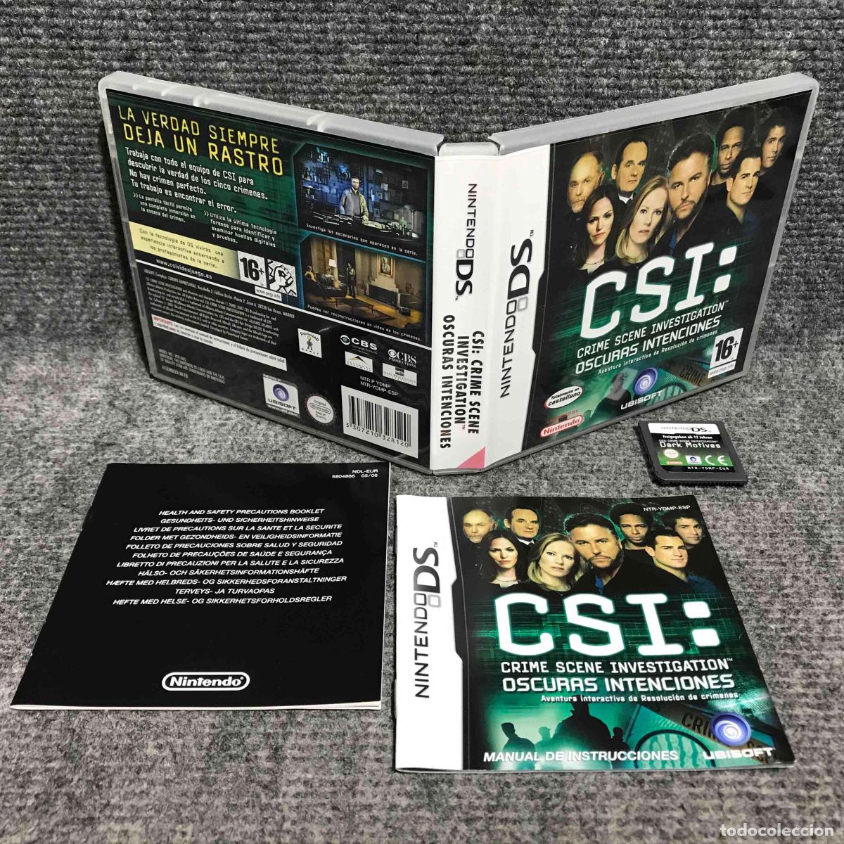 Videojuegos y consolas: CSI OSCURAS INTENCIONES NINTENDO DS - Foto 1