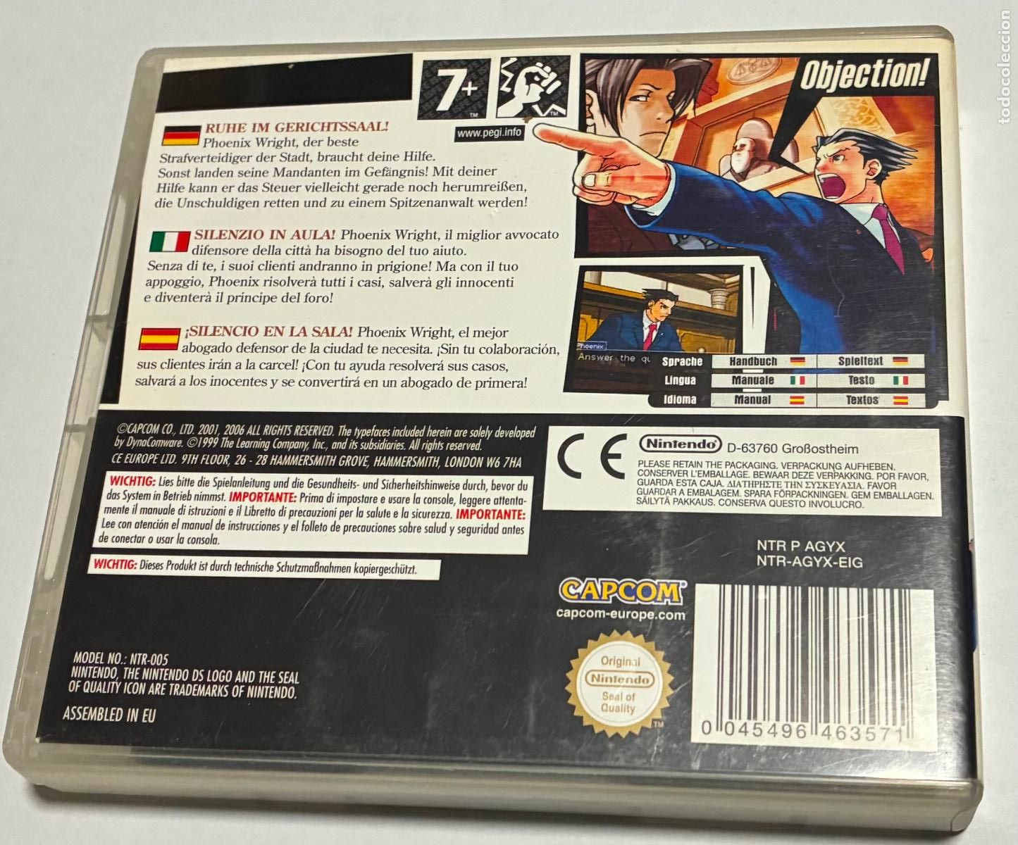 Videojuegos y consolas: PHOENIX WRIGHT, ACE ATTORNEY, NINTENDO DS - Foto 2
