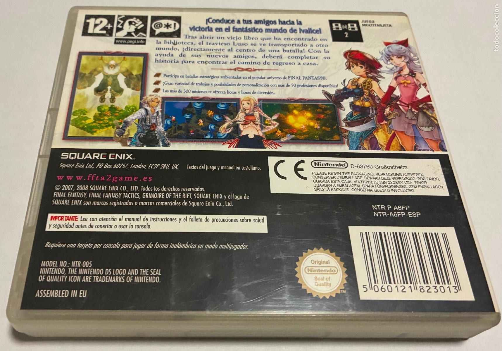 Videojuegos y consolas: FINAL FANTASY TACTICS A2, NINTENDO DS - Foto 2