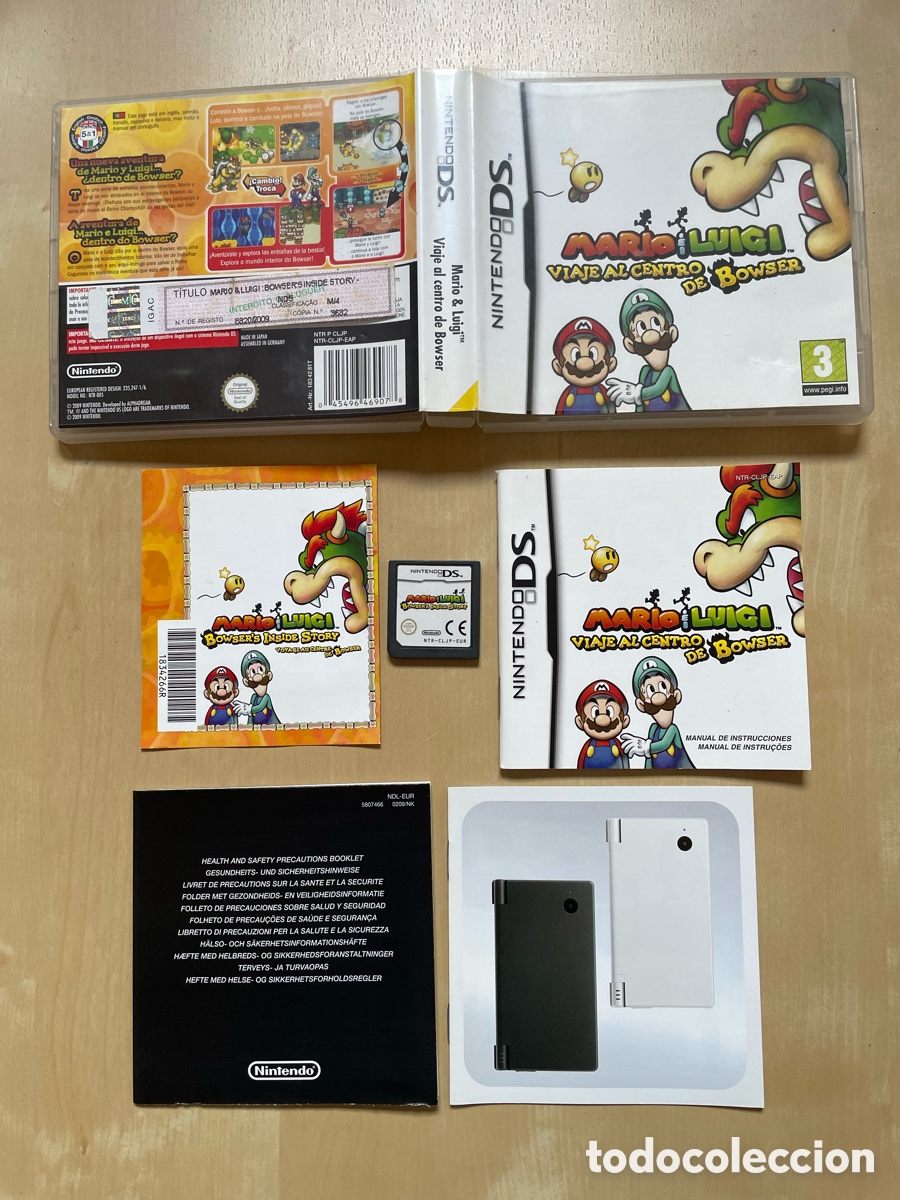 Videospiele und Konsolen: MARIO & LUIGI VIAJE AL CENTRO DE BOWSER NINTENDO DS COMPLETO PAL ESPA&Ntilde;A