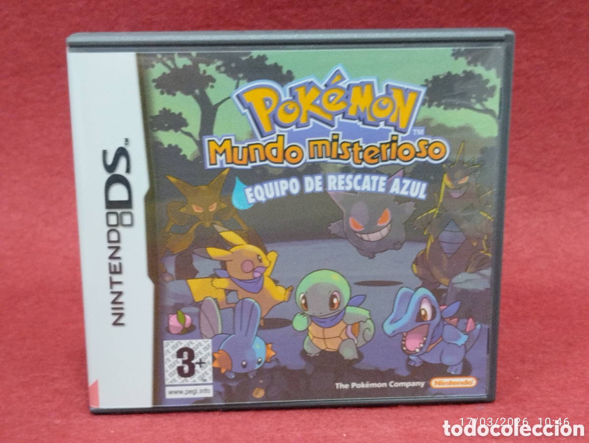 Videojuegos y Consolas: JUEGO MINITENDO DS POKEMON MUNDO MISTERIOSO EQUIPO DE RESCATE AZUL