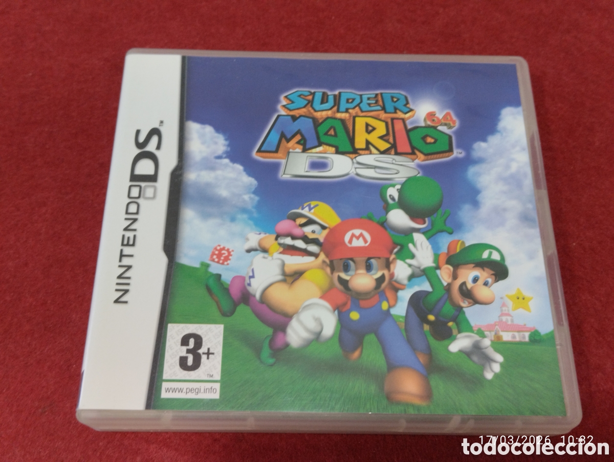 Video Games and Consoles: JUEGO MINITENDO DS PUPER MARIO 64 DS COMO NUEVO COMPLETO