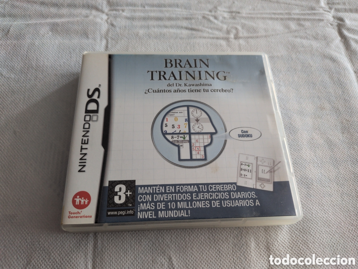 Videojogos e Consolas: VIDEOJUEGO NINTENDO DS - BRAIN TRAINING / CUANTOS A&Ntilde;OS TIENE TU CEREBRO?