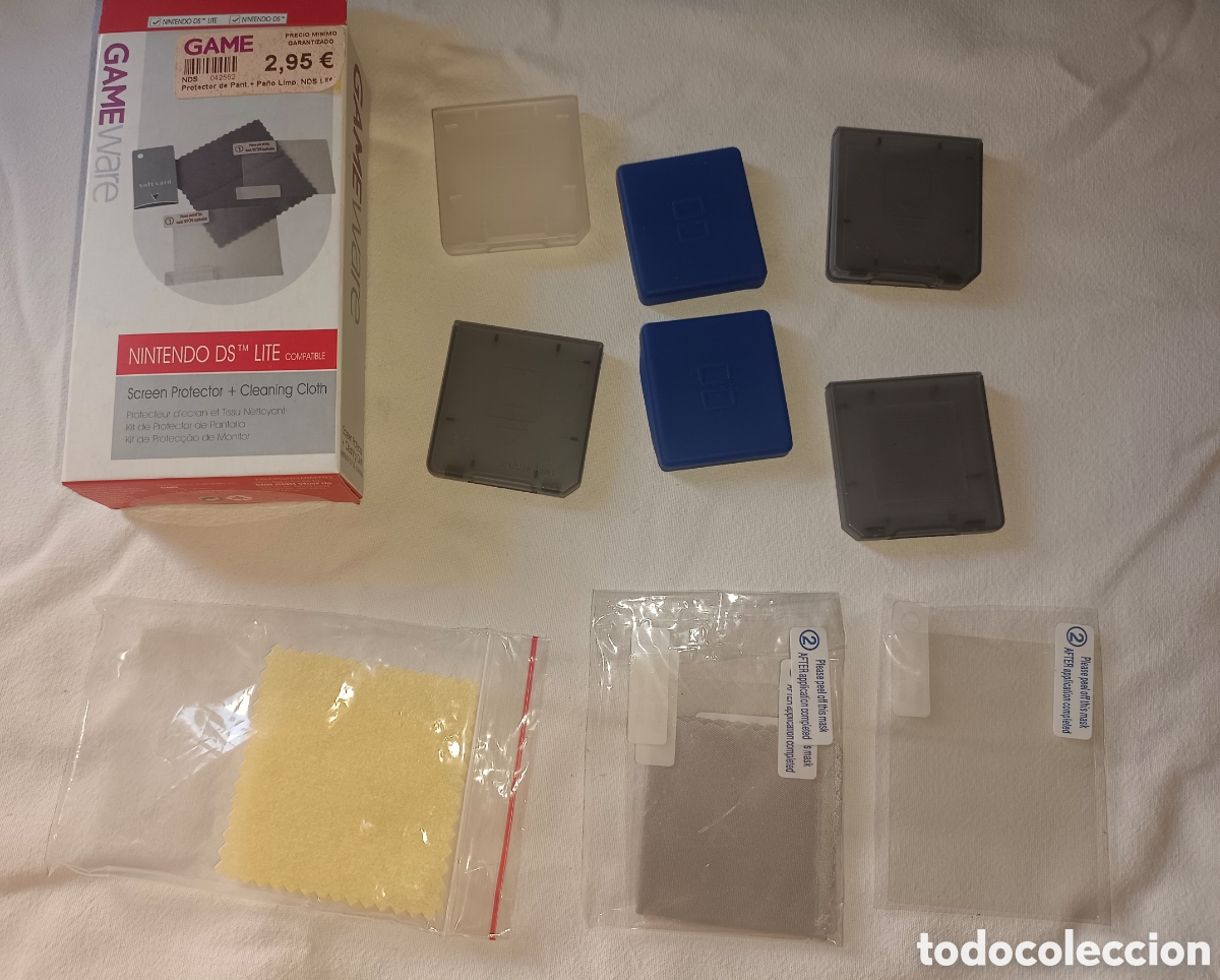 Videojuegos y consolas: Protector Nintendo DS Lite + 6 fundas - Foto 2