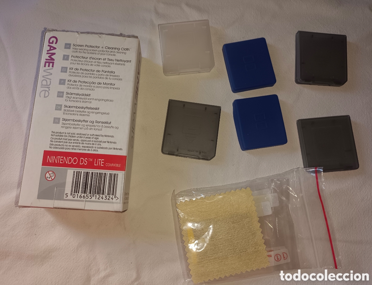 Videojuegos y consolas: Protector Nintendo DS Lite + 6 fundas - Foto 3