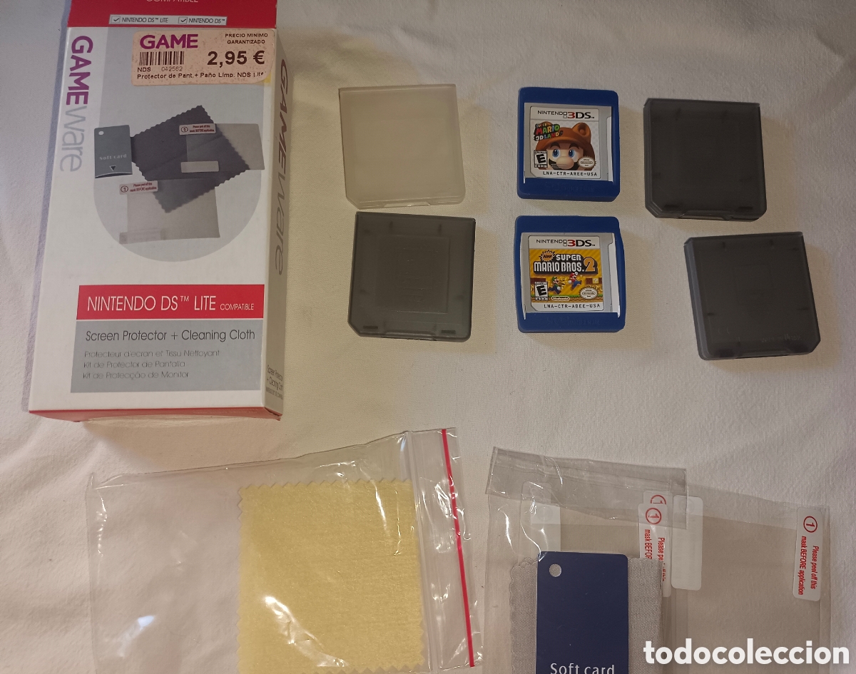 Videojuegos y consolas: Protector Nintendo DS Lite + 6 fundas - Foto 1