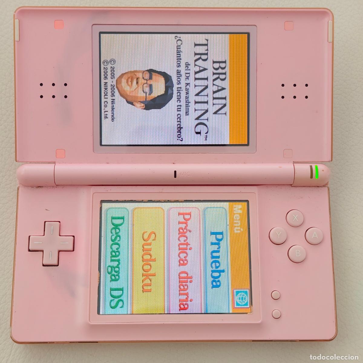 Videojuegos y Consolas: Consola Nintendo DS Lite rosa usg-001