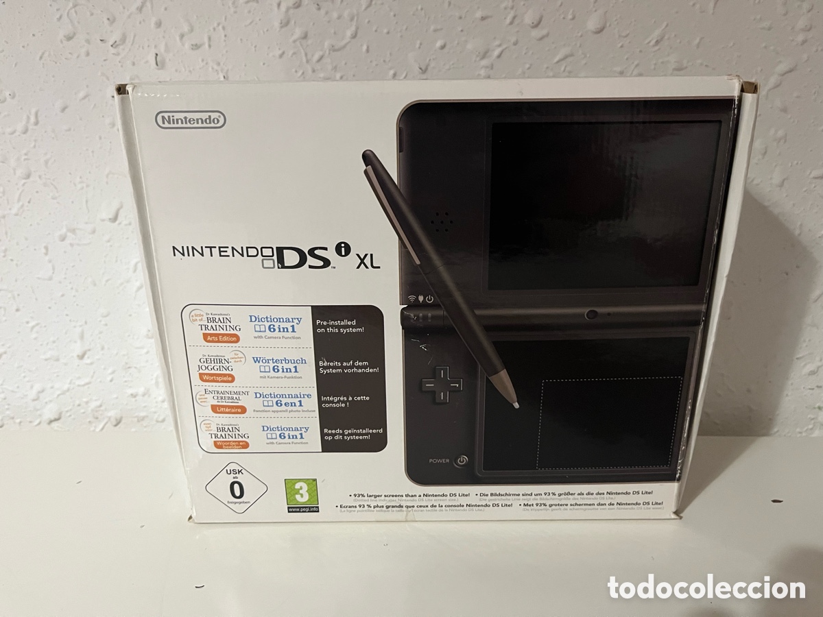 Videojuegos y Consolas: Caja Nintendo DSi XL Marr&oacute;n