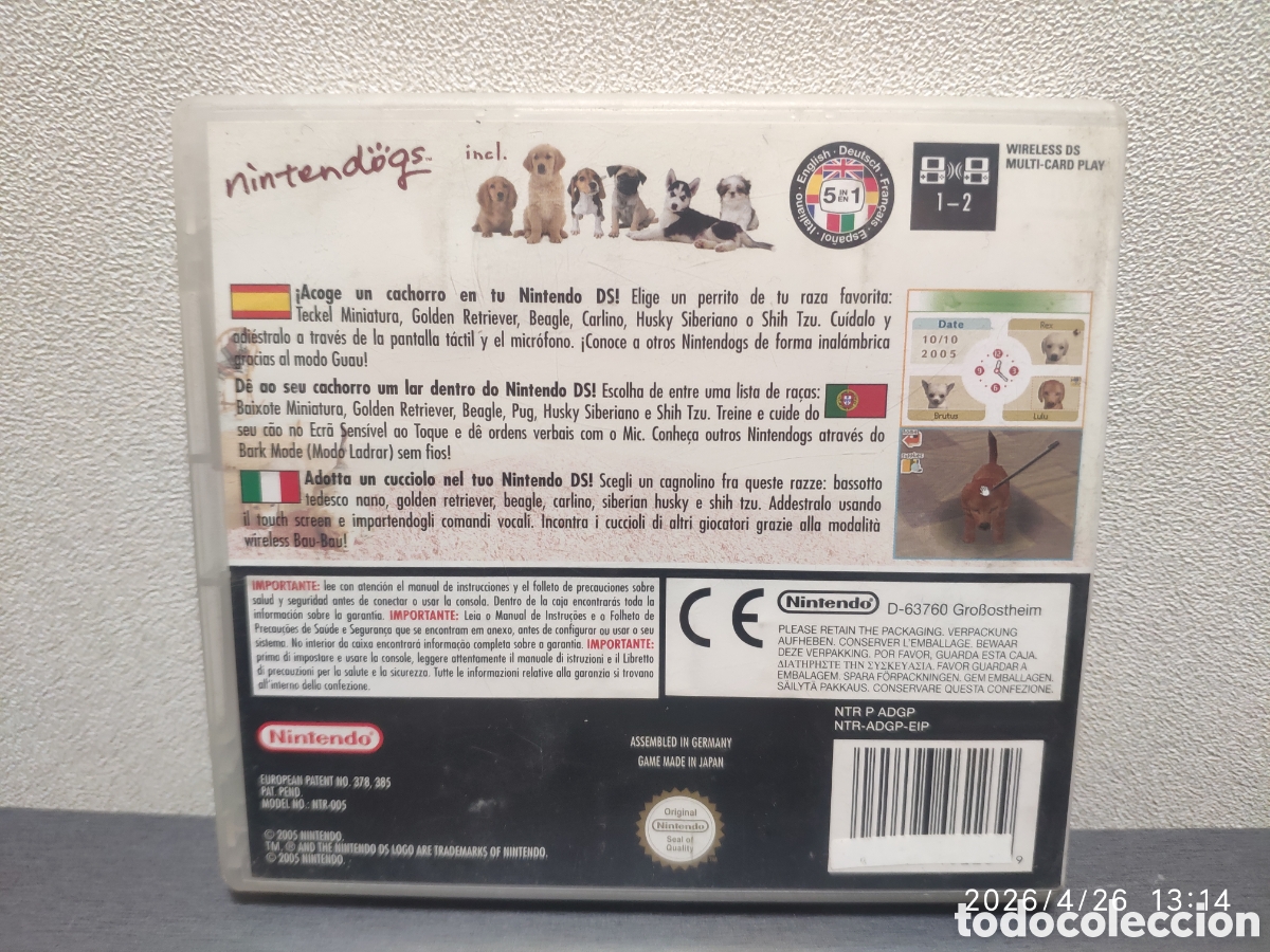Videojuegos y consolas: Juego Nintendo DS nintendogs - Foto 3