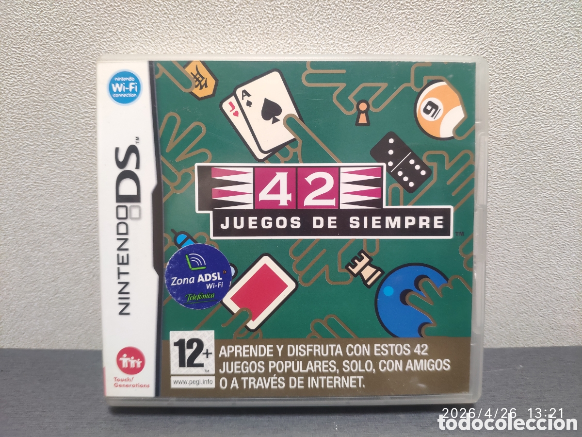 Videojuegos y Consolas: Juego Nintendo DS 42 juegos de siempre