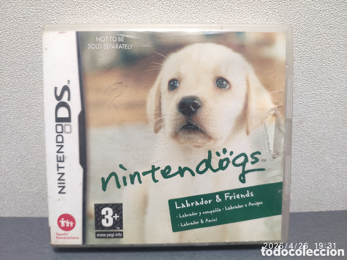 Videojuegos y Consolas: Juego Nintendo DS nintendogs sin juego
