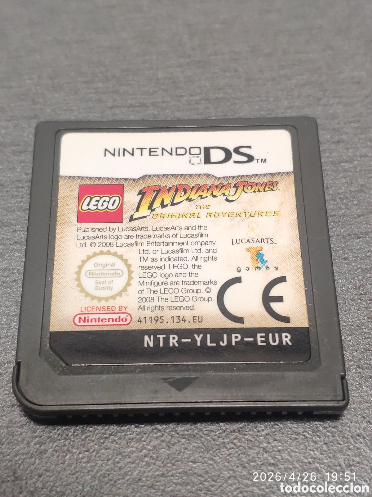 Videojuegos y Consolas: LEGO Indiana Jones DS Original Adventures