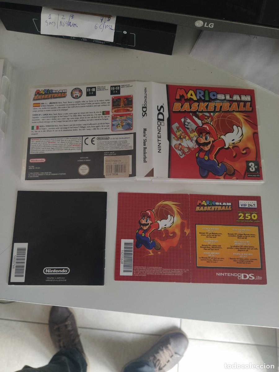 Videojuegos y Consolas: CAJA , CARATULA Y PUNTOS VIP ORIGINALES MARIO SLAM BASKETBALL NINTENDO DS PAL-ESPA&Ntilde;A