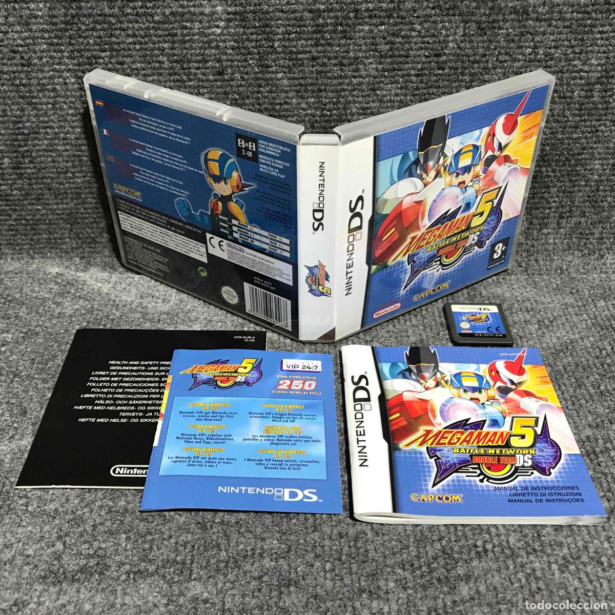Videojuegos y Consolas: MEGAMAN 5 BATTLE NETWORK DOUBLE TEAM DS NINTENDO DS
