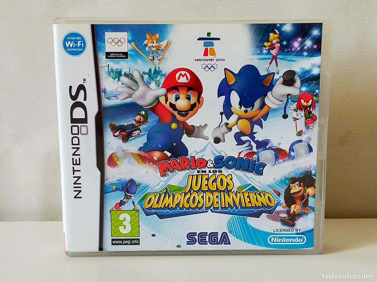 Videojuegos y Consolas: NINTENDO DS - MARIO & SONIC Juegos Ol&iacute;mpicos de Invierno - Completo - PAL ESP