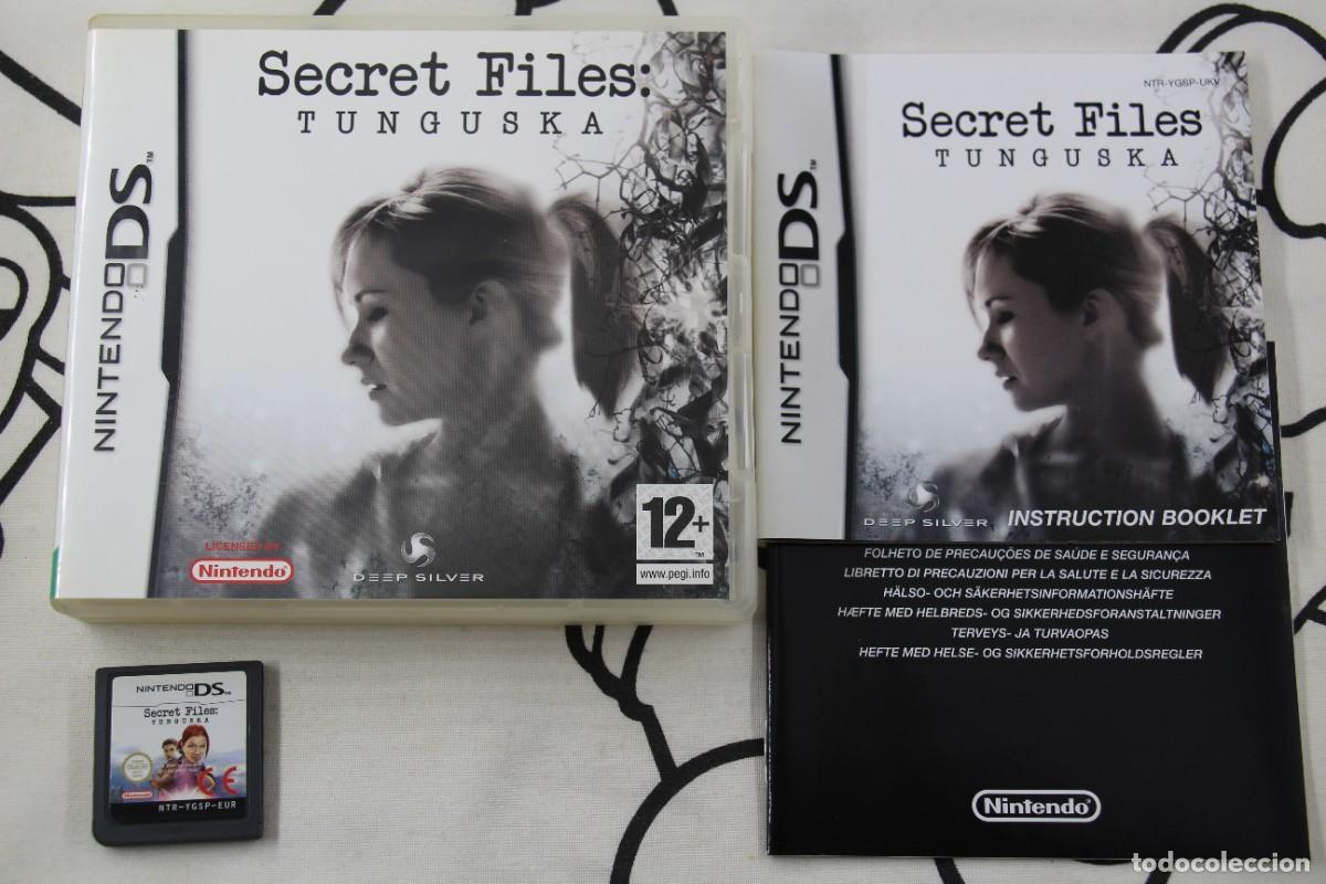 Videojuegos y Consolas: NINTENDO DS NDS SECRET FILES TUNGUSKA MUY BUEN ESTADO PAL UK