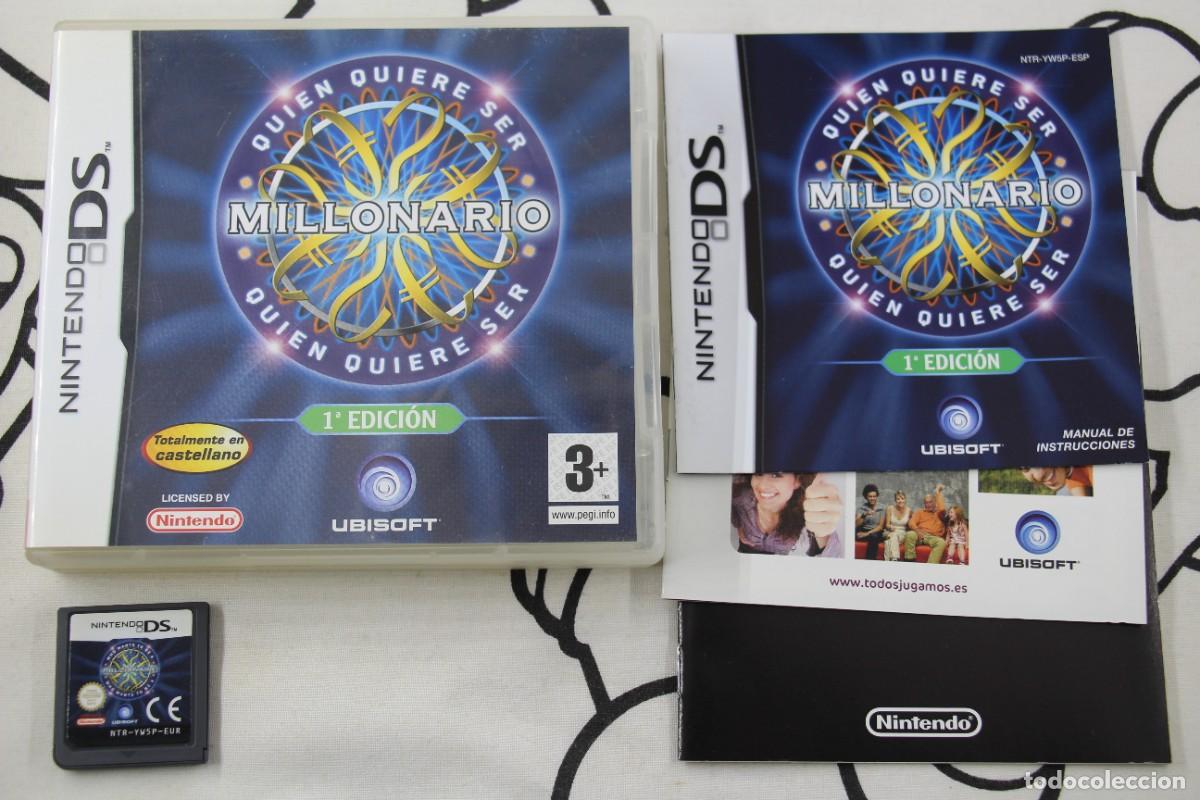 Videojuegos y Consolas: NINTENDO DS NDS QUIEN QUIERE SER MILLONARIO 1a EDICI&Oacute;N MUY BUEN ESTADO PAL ESPA&Ntilde;A
