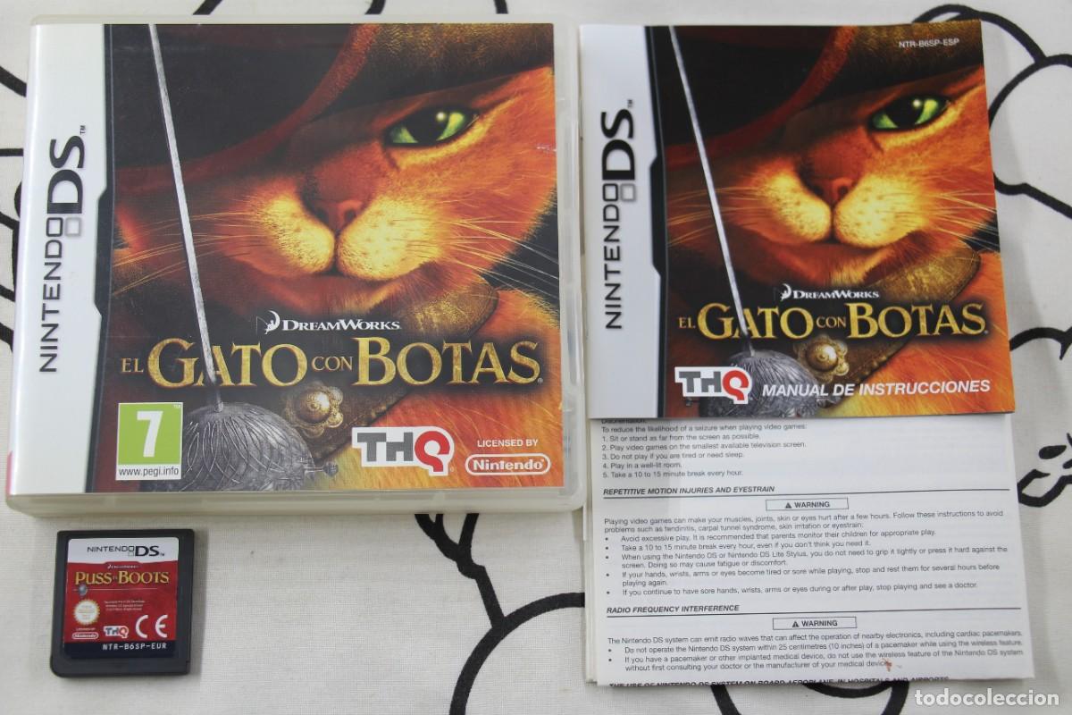Videojuegos y Consolas: NINTENDO DS NDS EL GATO CON BOTAS MUY BUEN ESTADO PAL ESPA&Ntilde;A