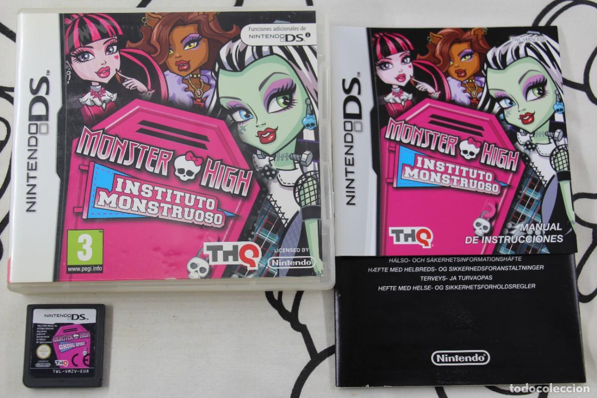 Videogiochi e Consoli: NINTENDO DS NDS MONSTER HIGH INSTITUTO MONSTRUOSO COMPLETO PAL ESPA&Ntilde;A