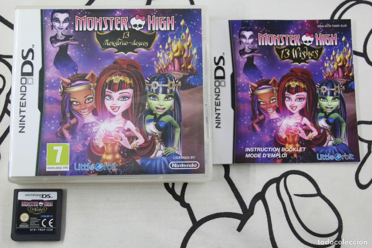 Videojuegos y Consolas: NINTENDO DS NDS MONSTER HIGH 13 MONSTRUO DESEOS COMPLETO PAL ESPA&Ntilde;A