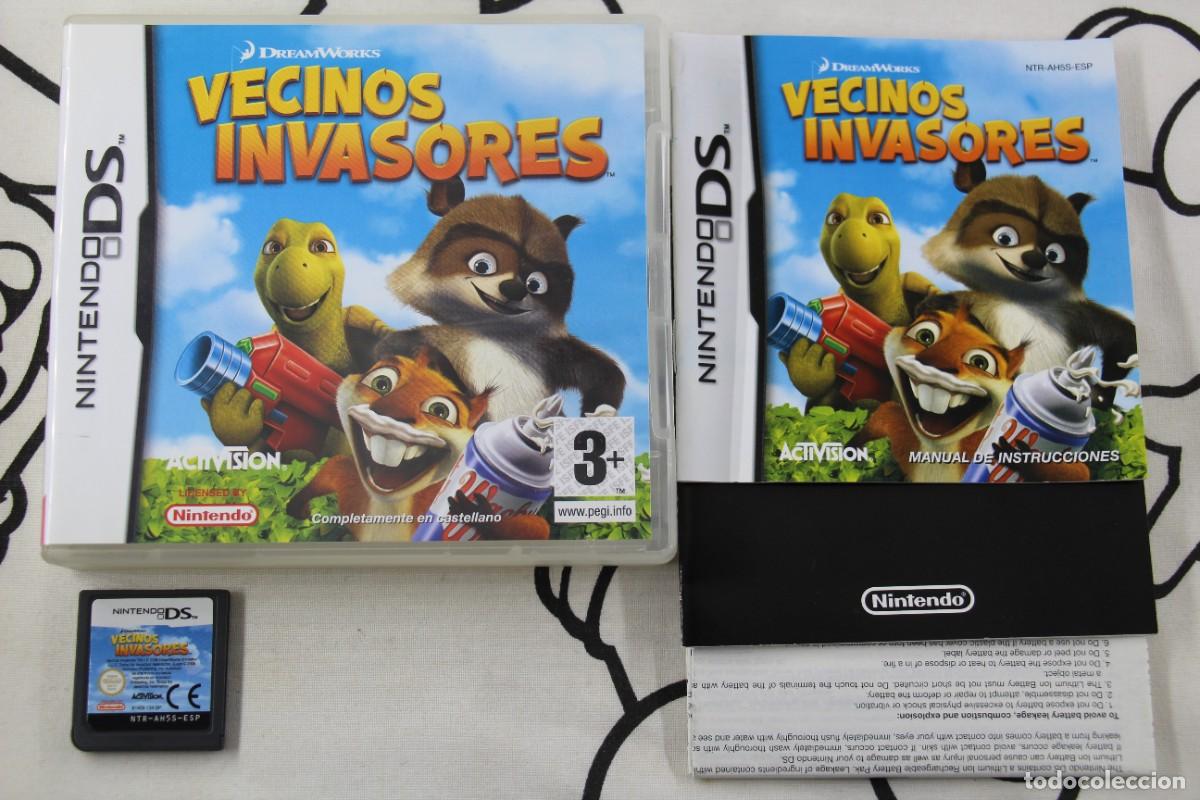 Videojuegos y Consolas: NINTENDO DS NDS VECINOS INVASORES COMPLETO PAL ESPA&Ntilde;A