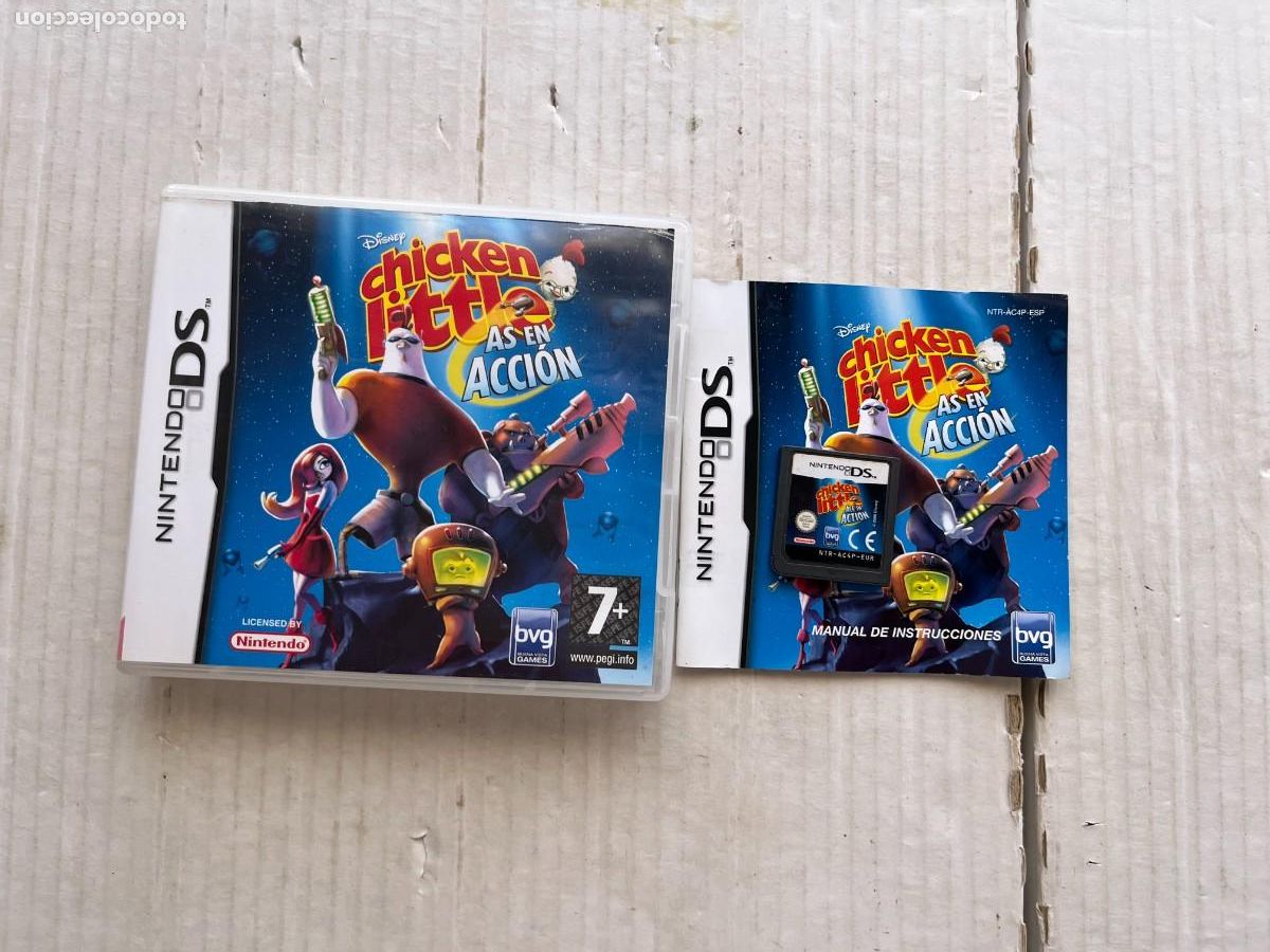 Videojuegos y Consolas: CHICKEN LITTLE AS EN ACCION - NINTENDO DS NDS KREATEN
