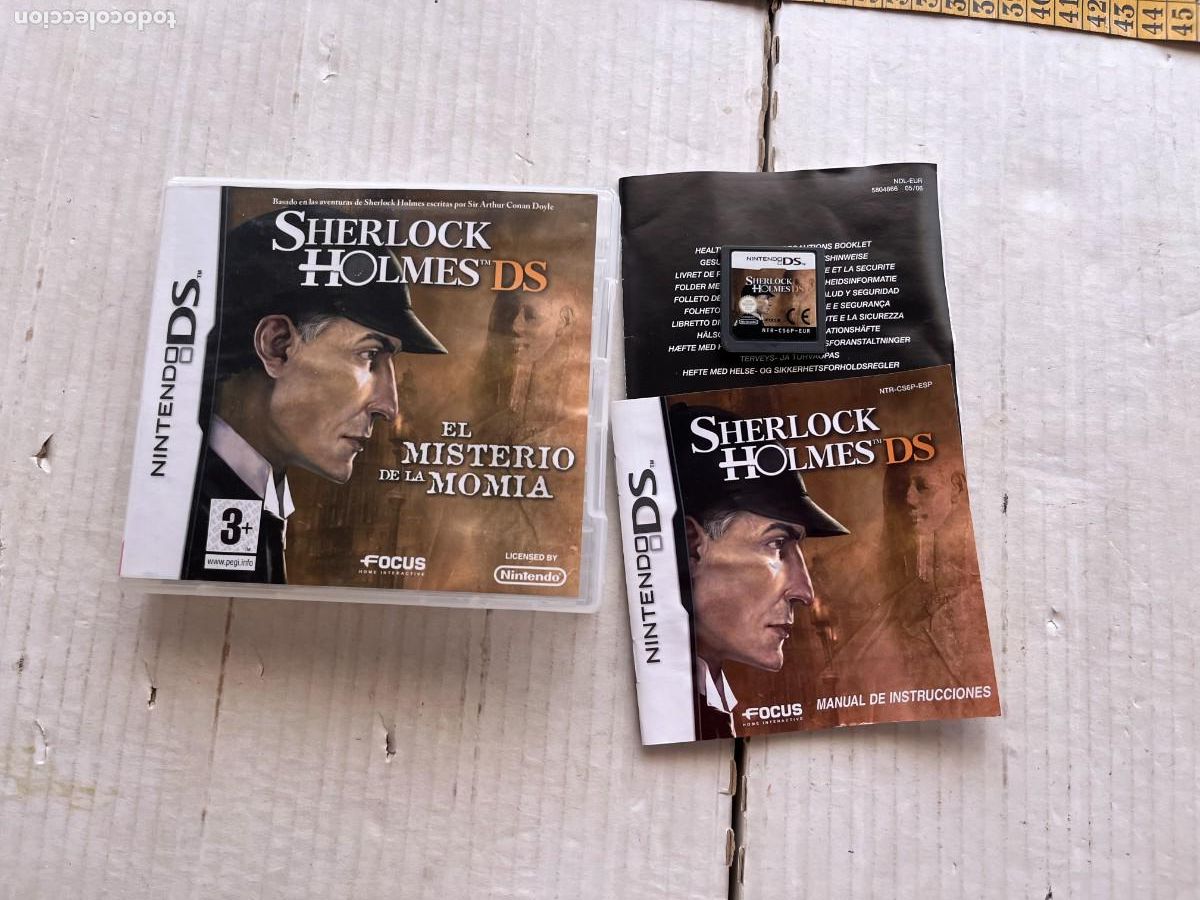 Videojuegos y Consolas: SHERLOCK HOLMES EL MISTERIO DE LA MOMIA - NINTENDO DS NDS KERATEN