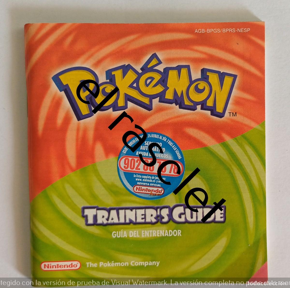 Videojuegos y Consolas: MANUAL INSTRUCCIONES POKEM&Oacute;N - TRAINER&acute;S GUIDE 2004