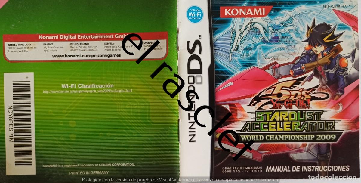 Videojuegos y Consolas: MANUAL INSTRUCCIONES -NINTENDO DS - STARDLIST ACCELERATOR 2009