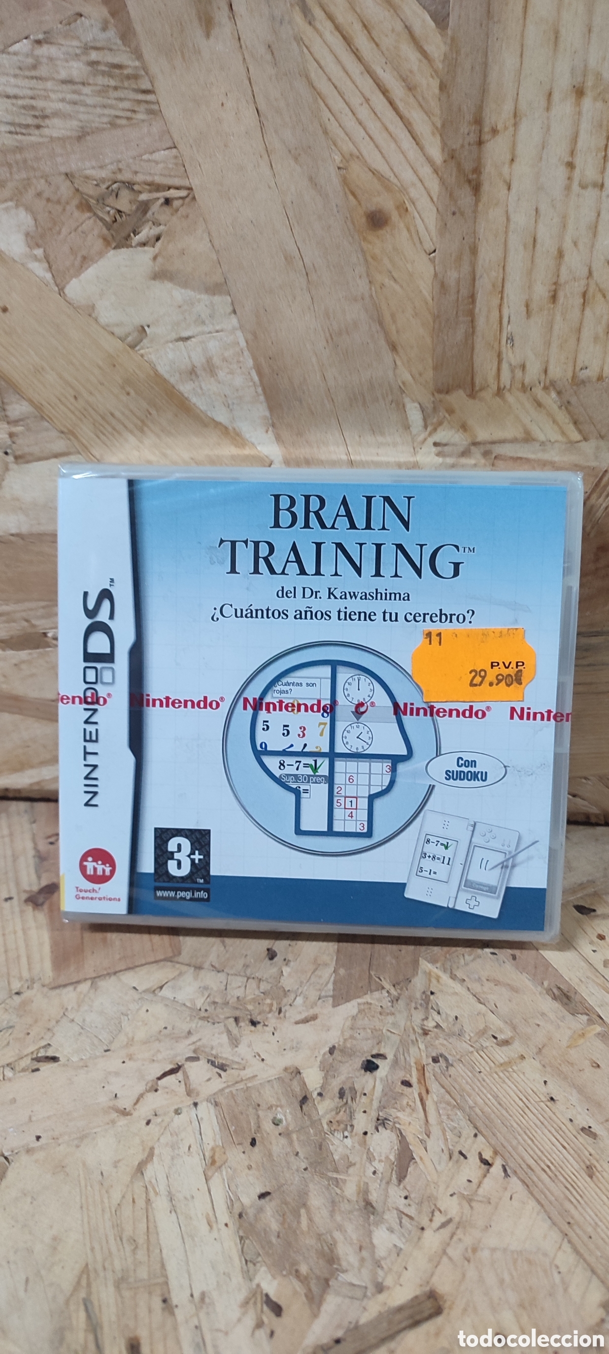 Videojuegos y Consolas: Juego Brain Training Nintendo DS nuevo precintado, art&iacute;culo de tienda cerrada.