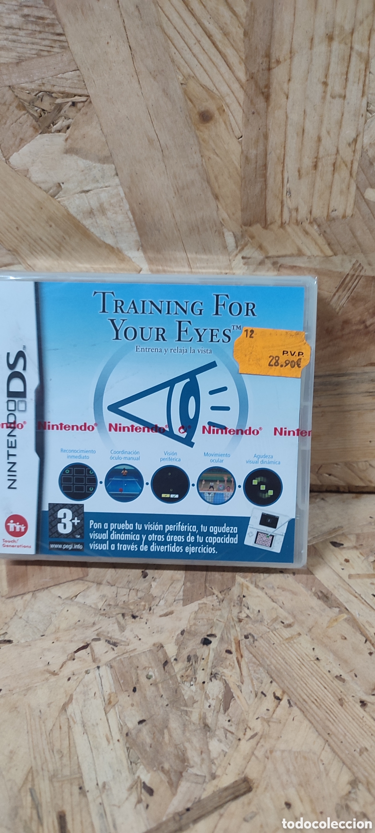 Videojuegos y Consolas: Juego Training For Your Eyes, para Nintendo DS, nuevo precintado de tienda cerrada.