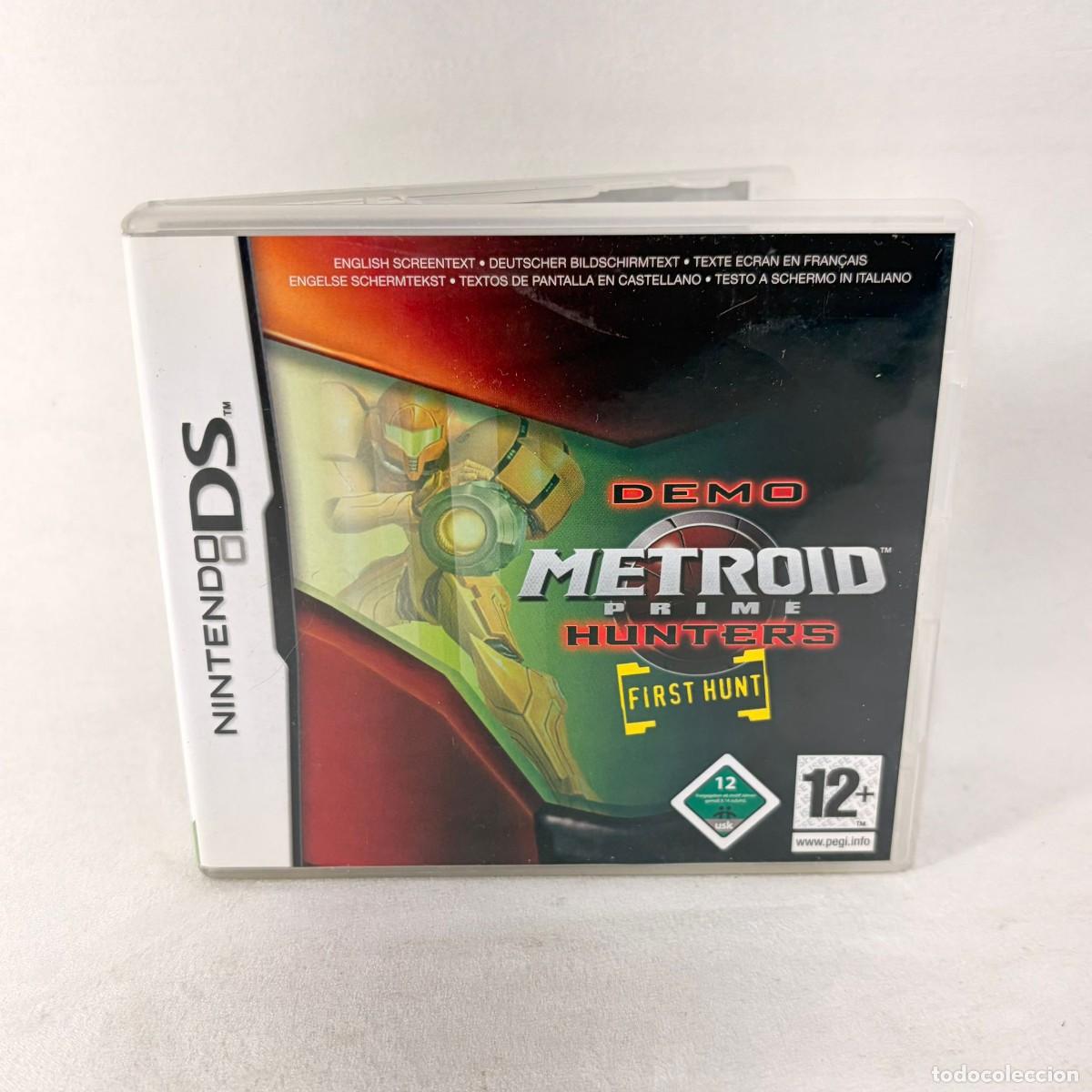 Videospiele und Konsolen: VIDEO JUEGO NINTENDO DS - DEMO METROID PRIME HUNTERS - CAJA + INSTRUCCIONES