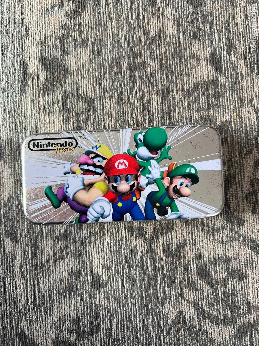 Videojuegos y Consolas: ESTUCHE MET&Aacute;LICO CARTUCHOS JUEGOS NINTENDO DS ACCI&Oacute;N SUPER MARIO