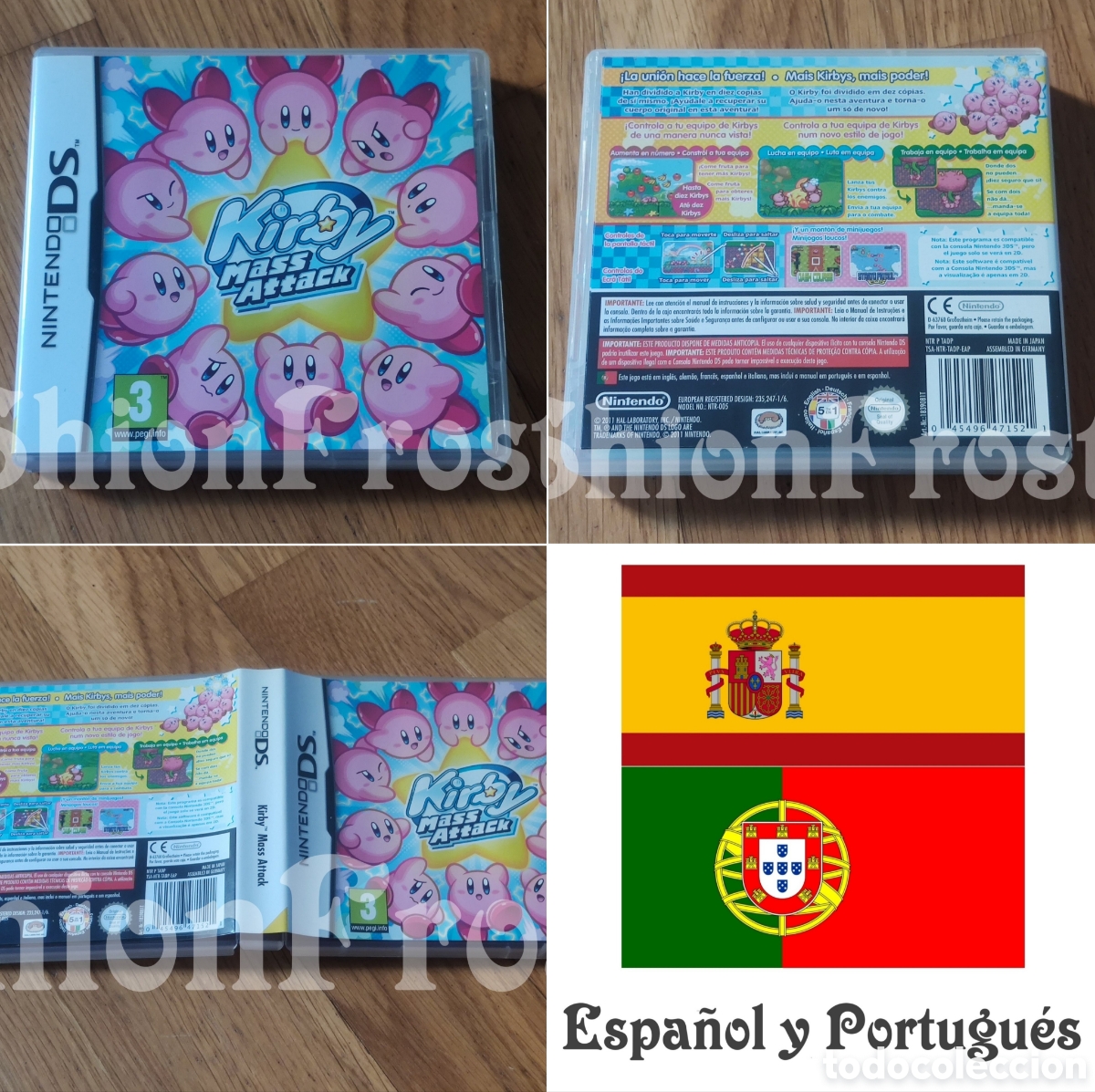 Videojuegos y consolas: Caja Kirby Mass Attack (Repro) - Foto 4
