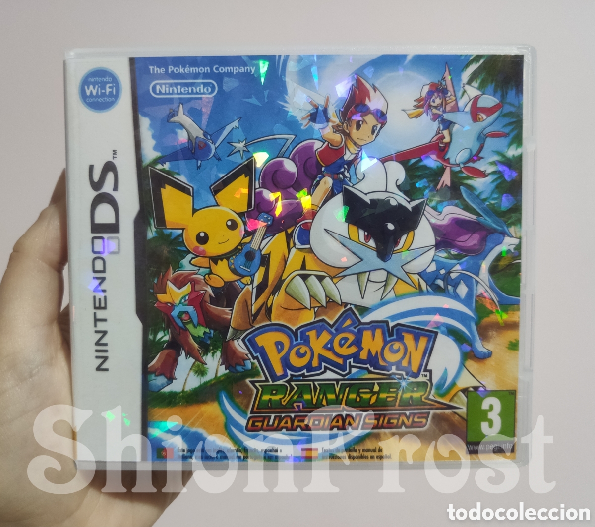 Videojogos e Consolas: Caja Repro (Tri&aacute;ngulos) Pok&eacute;mon Ranger Trazos de Luz (Guardian Signs) Nintendo DS